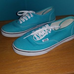 Vans Shoes - Turquoise blue Van's size 5.5 Vans Shoes - Turquoise blue Van's size 5.5
